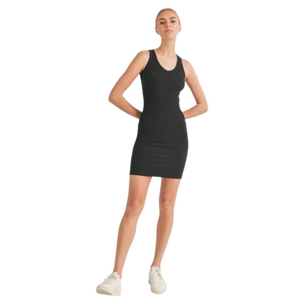 NWT Kimberly C Essential Ribbed Seamless Mini Dress size Small - Picture 6 of 10
